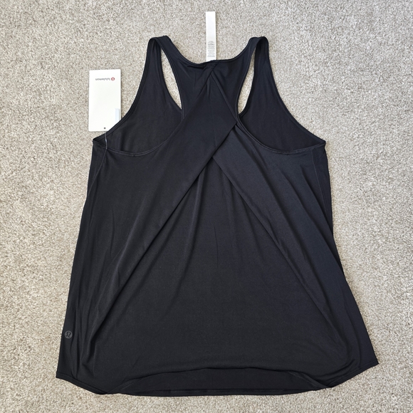 NWT Lululemon Athletica Black Essential Racerback Tank Top Sz 8 - Picture 5 of 5